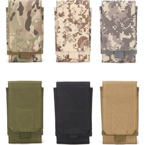 6 Inch Bag Camouflage Waist Pack Portable Hanging Phone Belt Cell Daily Small Object Pocket Accessories