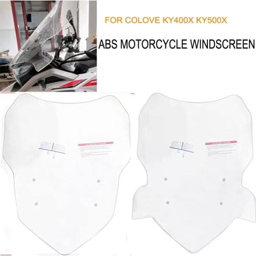 Motorcycle Motorbike Accessories Front Windshield Windscreen For Colove KY400X KY500X KY 500X KY 400X