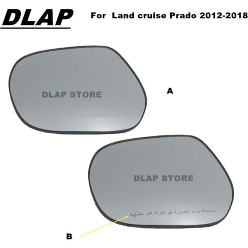 Car Mirror Lens For Land Cruiser Prado FJ150 2700 4000 LC150 GRJ150 LC200 200 2012-2018 Rearview Side Mirror Glass Lens