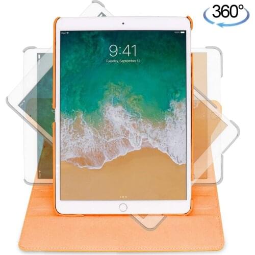 Case for iPad 9.7 Tablet Cover for iPad Air 1 Air 2 A1471 A1475 A1566 A1567 Auto Sleep 360 Degree Rotating Rotating Stand funda