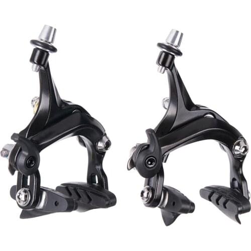 Aluminum Alloy MTB Road Bike Bicycle Front Rear Dual-Pivot Brake Caliper Set Bicycle Front Rear Derailleur & Shift Cable Housing