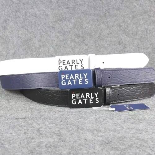 Fashion PG Belt Men/Women Sport Golf Leather Belt The Length Can Be Cut Freely