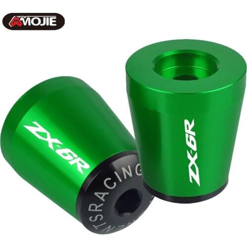 Motorcycle handlebar grips ends Handle bar Cap Hand Grips Bar End Plug FOR KAWASAKI NINJA ZX-6R ZX6R Performance 2019 2020 2021