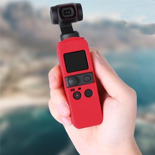 Soft Silicone Protective Case Shockproof Cover Shell for DJI Osmo Pocket 2 Handheld Gimbal Vlog Camera Accessories