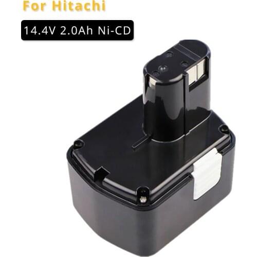 Ni-cd Rechargeable Power Tool Battery 14.4V 2000mAh for Hitachi EB1414S EB1412S EB1414 324367 EB1424 EB14B EB14S