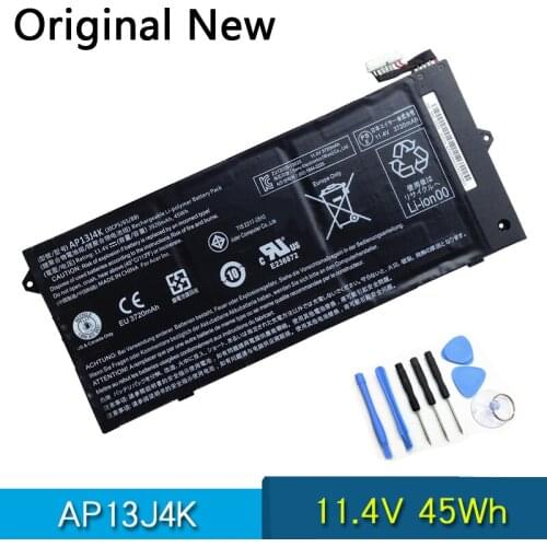 NEW Original AP13J3K AP13J4K Laptop Battery For Acer Chromebook C720 C720P C740 C720-2844 C740-C5U9 ZU12029-13020 11.4V 45Wh
