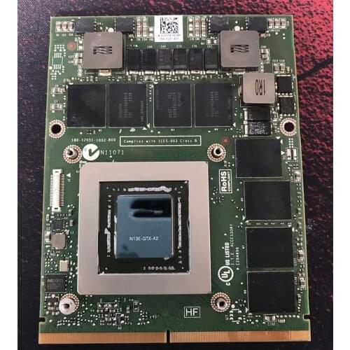 Original GTX 780M GTX780M 4G N14E-GTX-A2 Video Card For Dell M17X R5 M18X R2 R3 R4 DDR5 Display Graphic Card Motherboard
