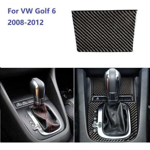 Fit For Volkswagen VW Golf 6 GTI R 2008-2012 Accessories Carbon Fiber Sticker Car Ashtray Panle Frame Interior Trim