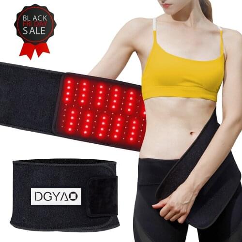 DGYAO Red Light Near Infrared Therapy Led Benefits Back Pain Reliever Home Use Wearable Wrap Deep Penetrating Heals Lighting Pad