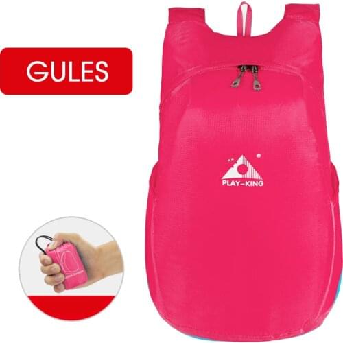 20L Outdoor Travel Backpack Nylon Nano Bag Women Shrinkable Foldable Lightweight Backpack Leisure Sports Climbing Accessories