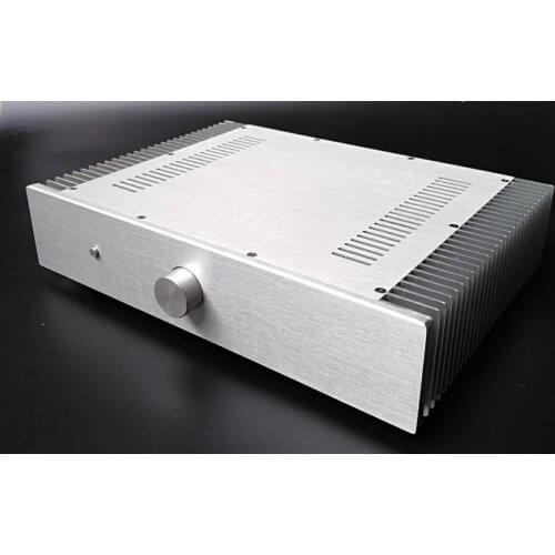 SD4309A Height 90MM Silver aluminum amplifier chassis / Class A amplifier / AMP Enclosure / case / DIY box (430*90*308mm)
