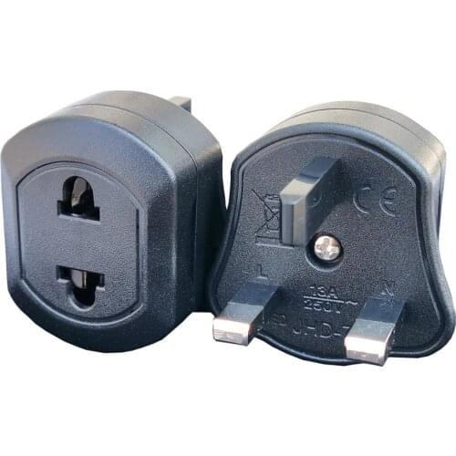 UK To EU Plug International Electrical Adaptor Travel Socket Adapt AC Power Charger Converter Fused 13A 3250W 2 Pin Insulation