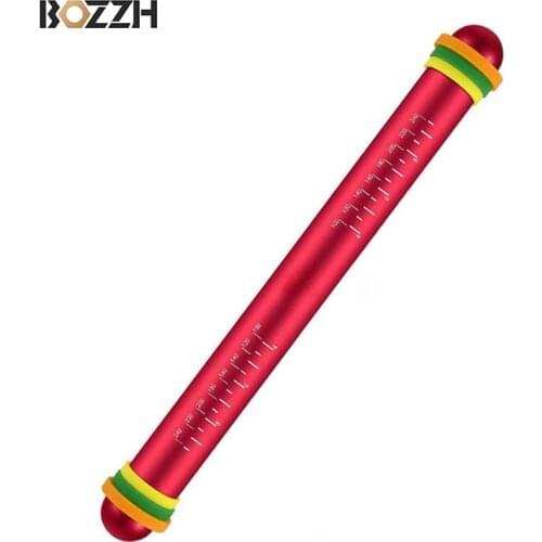 BOZZH Adjustable Rolling Pin Aluminum Alloy Rolling Cake Dough Roller With Measurement Marking Rolling Pin Pizza Baking Tools
