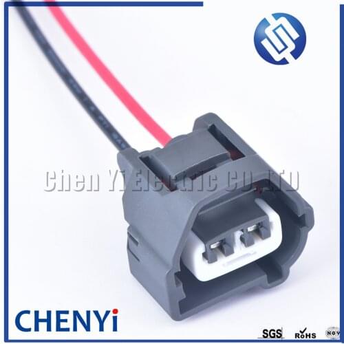 1 Pcs 2 Pin Crank Automotive female Plug Socket Sensor Wire Connector For Lexus Toyota 1JZ-GTE 2JZ-GTE 90980-10947 7283-7023-10