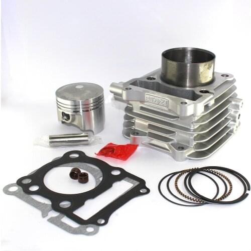 62mm for Suzuki GN 125 GN125 EN125 DR125 GS125 GZ125 TU125 150cc Modified Engine 157FMI Convex Piston Motorcycle Cylinder Kit