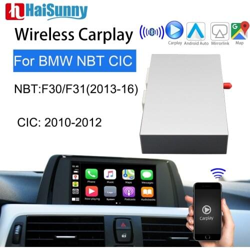 Wireless Carplay Support Reverse Camera Interface GPS MuItimedia Android Auto Adapter For F31 F34 F35 BMW F30 CIC NBT MMI System