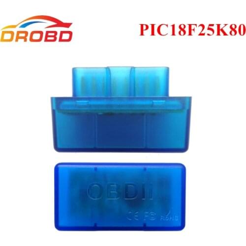 Diagnostic-tool OBD2 ELM327 V1.5 with PIC18F25K80 chip Mini ELM 327 Version 1.5 Bluetooth 3.0 for Android Code Reader