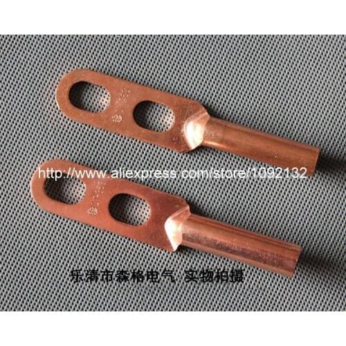 DTS-185 Double Hole Copper Connecting Terminals,Cable Lugs Electric power fittings 1pcs