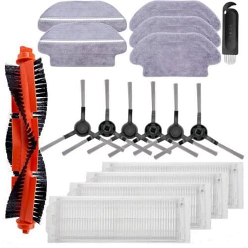 Hepa Filter Main Brush Side Mop Cloth for Xiaomi Mijia LDS STYJ02YM Conga 3490 Viomi V2 PRO V3 Robot Vacuum Cleaner