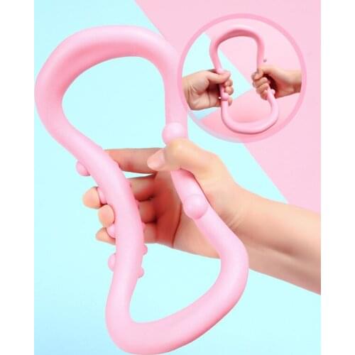 Fitness Exercise Yoga Circle Ring Pilates Workout Calf Arm Chest Waist Training Stretch Resistance Trainer Home Gym Equipment