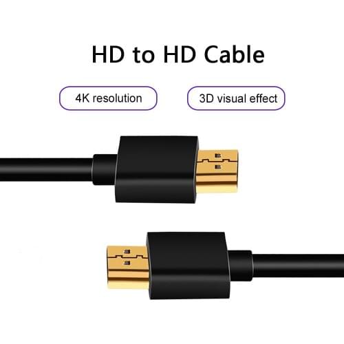 HD to HD 4K 60HZ hd HDMI-compatible Cable Golden Plated Joint Connection Cable for HD TV Projector HDMI 2.0 Cable 1.5m 3m 5m