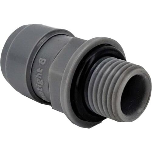 DUOTIGHT - 8MM(5/16) X 1/4 NPT MALE (WITH SEATED O-RING)