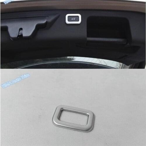 Lapetus Car Styling Tailgate Rear Door Button Switch Knob Cover Trim ABS Fit For Land Rover Discovery Sport 2015 - 2019