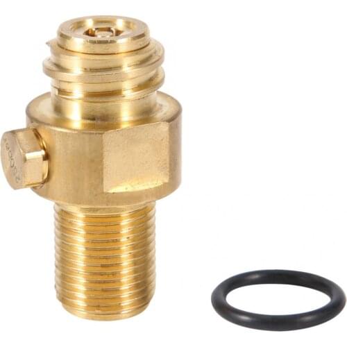 Brass Adapter M18x1.5 TR21x4 Soda Brass Thread CO2 Connector Adapter Valve Tank Refill Accessories