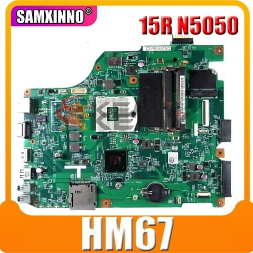 Original Laptop motherboard For DELL Inspiron 15R N5050 V1550 HM67 Mainboard CN-0H00RX 0H00RX 10316-1 DV15 HR MB 48.4IP16.011