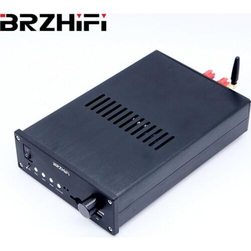BRZHIFI Multifunction Amplificador WEILIANG AUDIO AM-800 LM1875 LM3886 Power Amplifier Bluetooth 4.2 RCA SD Card USB APP Support