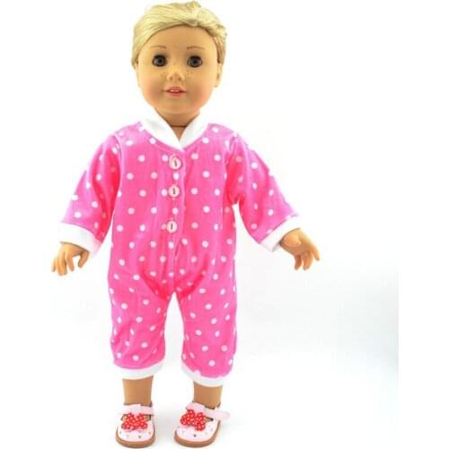 Clothes for dolls fits 43cm Born doll accessories Pink sports suit casual suit