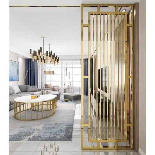 Stainless Steel Screen Partition Home Entrance Door To Block The Living Room Decoration Entrance
