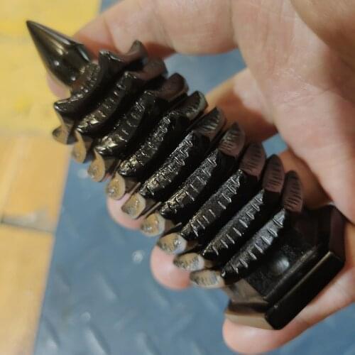 Hand engraving black obsidian tower fengshui tower home decoration christmas gift natural black obsidian stones