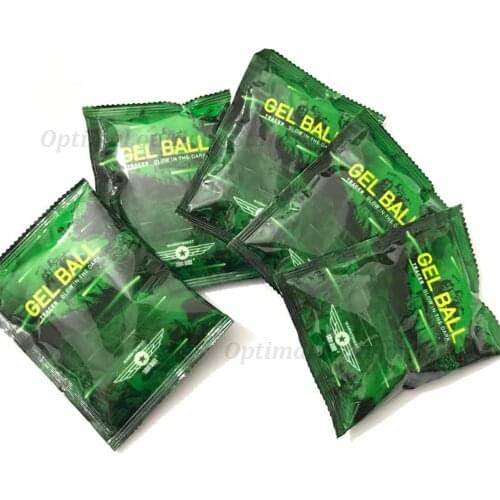 TOtrait 7-8MM Gel Balls Hardened Milky Water Bullets for Blaster Toy Glow in Dark Green