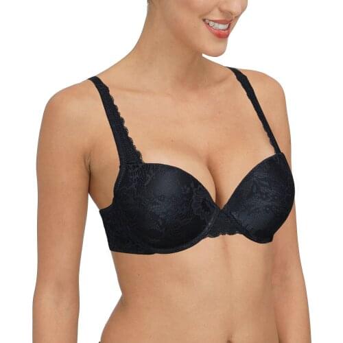 Vogue Secret New Sexy Deep V Cup Bras For Women Push Up Lingerie Lace Bralette Backless Plunge Intimates Female Underwear Wire