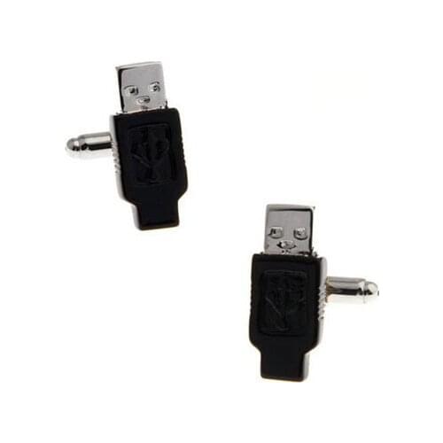 USB Cufflink Cuff Link 4 Pairs Wholesale Free Shipping
