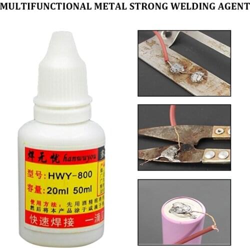 20/40ml Stainless Steel Liquid Flux Welding Solder Non-toxic Copper HWY-800 Paste Flux Liquid Solders Water Liquid Solders