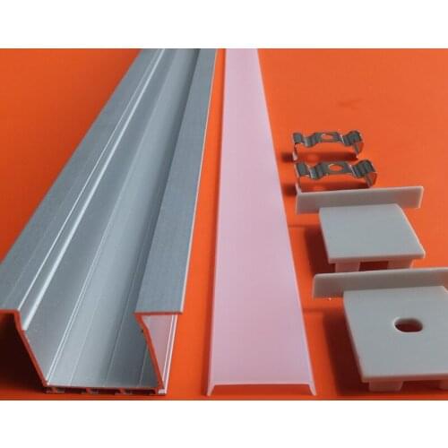 Free shipping 2m/pcs led aluminium profile for led bar light led strip light aluminum channel aluminum housing U shape