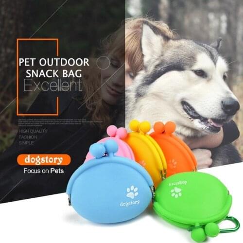 1Pcs Treat Snack Bait Dogs Obedience Agility Outdoor Feed Storage Pouch Food Reward Waist Bags Portable Pet Dog Training Bag