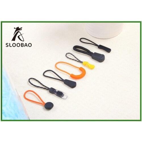 1000pcs/pack Mix Color Cord Zipper Pull Strap Lariat Black For Apparel Accessories/ Backpack/Clothing Free Shipping