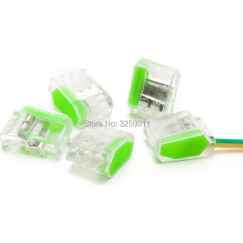 20 pieces/lot) PC-253 PC253-CL PC253X-CL Electrical crimp connectors 3 wire conductor Building wiring terminal block green
