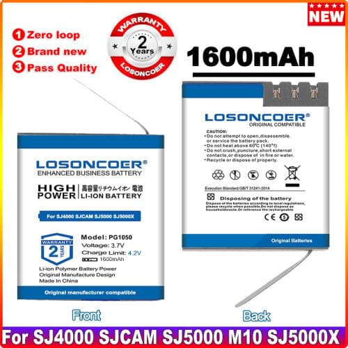 PG1050 Battery For EKEN H9 H9R H3 H3R H8PRO H8R SJ4000 SJCAM SJ5000 M10 SJ5000X sj4000 GIT-LB101 sj6000 sj7000 SJ8000 SJ9000