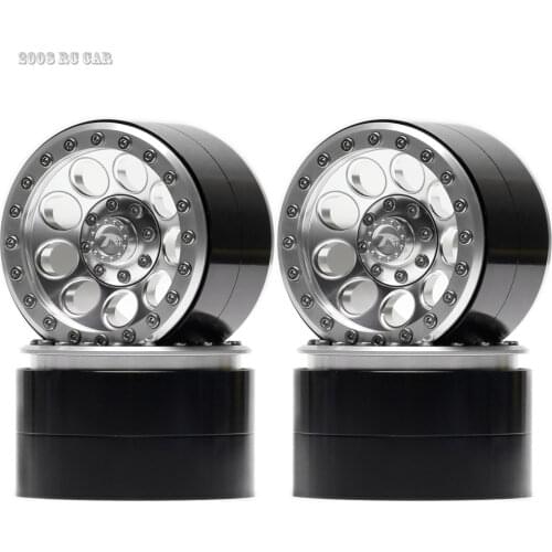 FOR RC Rock Crawler Axial SCX10 RR10 Wraith 90048 90018 TRX4 TRX-4 KM2 4P Aluminum 2.2 Inch Beadlock Wheel Rim Hub Fit NEW ENRON