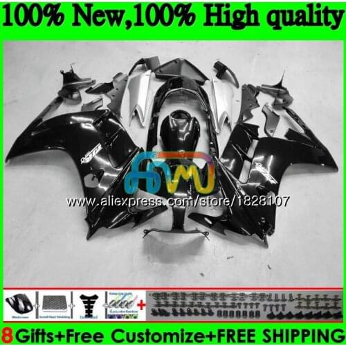 FJR1300A For YAMAHA FJR-1300 FJR1300 01 02 03 05 06 Metal black 07 119BS.24 FJR 1300 2001 2002 2003 2004 2005 2006 2007 Fairing
