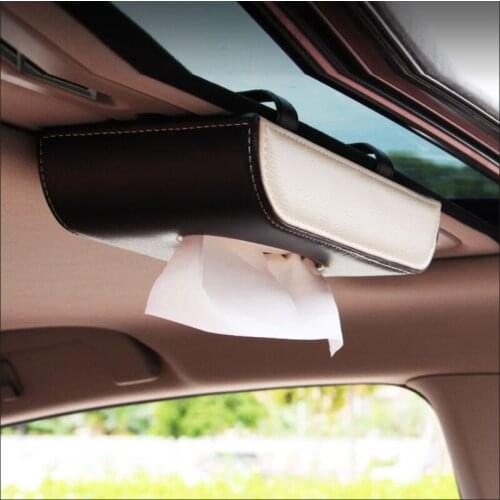 Tissue box Car tissue box Hanging type Tissue box for automobile napkin