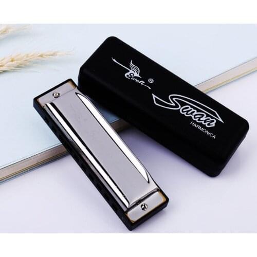 Swan 10 Hole Harmonica Key Of C Suitable For Adult Students And Children Beginners To Play Blues Wind Instruments