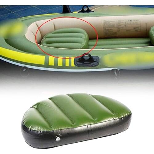 Inflatable Boat Pillow Air Mat Waterproof Durable Outdoor Fishing Boat Kayak Cushion Kayak Inflatable Boat Fishing PVC Cushion