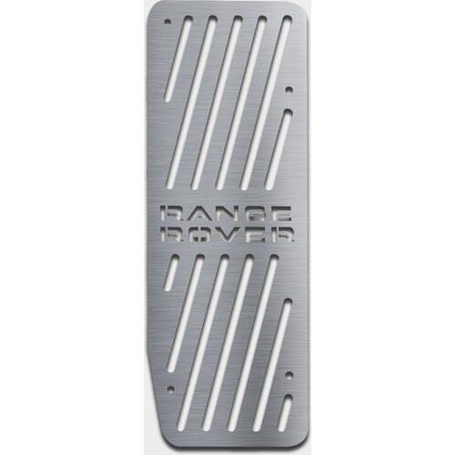 Chrome Foot Rest Pedal-2013-2019 Chrome pedal foot rest sporty interior accessories