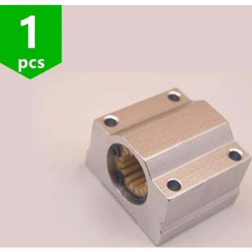 SWMAKER solid polymer lm12uu bearing 12mm RJMP-01-12 in aluminum Linear Motion Bearing pillow block for CNC
