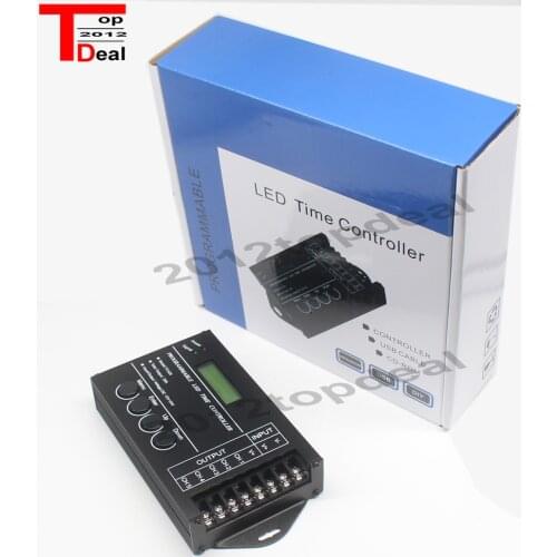1pc Time programable RGB LED Controller RGBW Dimmer TC420 DC12V 24V 5Channel max 20A Common Anode Programn]mable